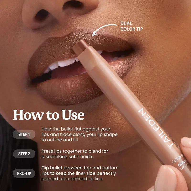 TAFFAT Lip Definer - 2-in-1 Lip Liner & Balm
