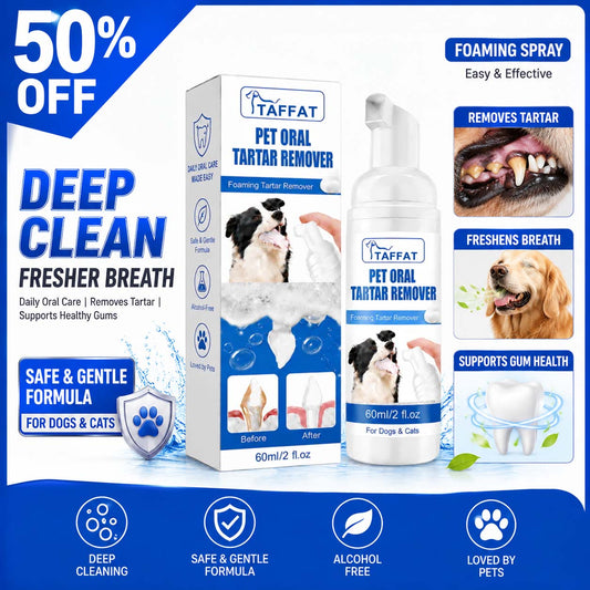 TAFFAT™ Pet Dental Tartar Care Spray for Dogs & Cats