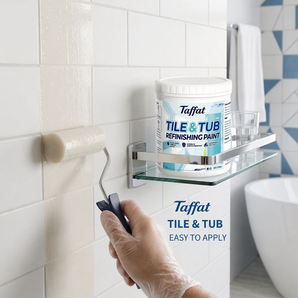 🔥 Last Day - 49% OFF 🛁 Bathroom Makeover Kit for Restoring Old Tiles & Tubs to Like-New Shine | Waterproof & Long-Lasting (Hardener Included)
