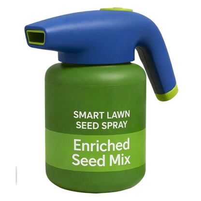 Easy Spray-On Grass Seed & Fertilizer Solution - Instantly Restore Thicker, Greener Lawns in Days