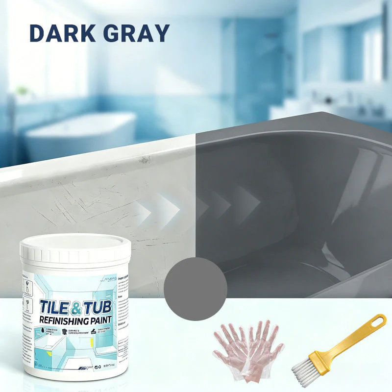 🔥 Last Day - 49% OFF 🛁 Bathroom Makeover Kit for Restoring Old Tiles & Tubs to Like-New Shine | Waterproof & Long-Lasting (Hardener Included)