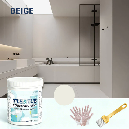🔥 Last Day - 49% OFF 🛁 Bathroom Makeover Kit for Restoring Old Tiles & Tubs to Like-New Shine | Waterproof & Long-Lasting (Hardener Included)