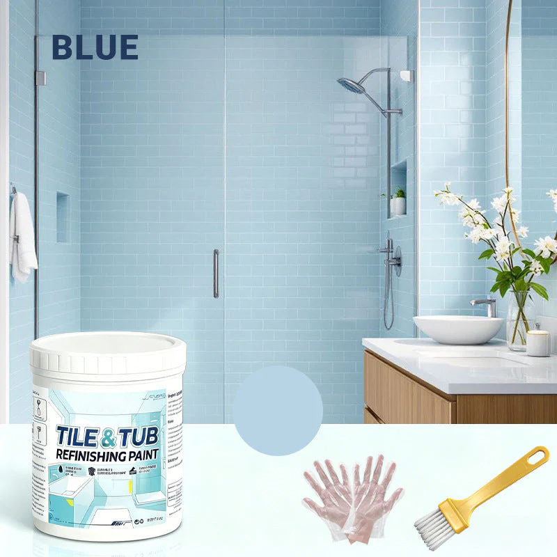 🔥 Last Day - 49% OFF 🛁 Bathroom Makeover Kit for Restoring Old Tiles & Tubs to Like-New Shine | Waterproof & Long-Lasting (Hardener Included)