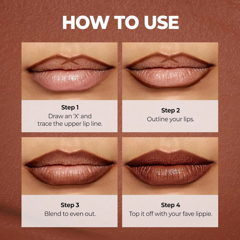 TAFFAT Lip Definer - Creamy, Blendable Color with Smooth Application