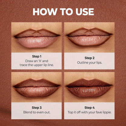 TAFFAT Lip Definer - Creamy, Blendable Color with Smooth Application