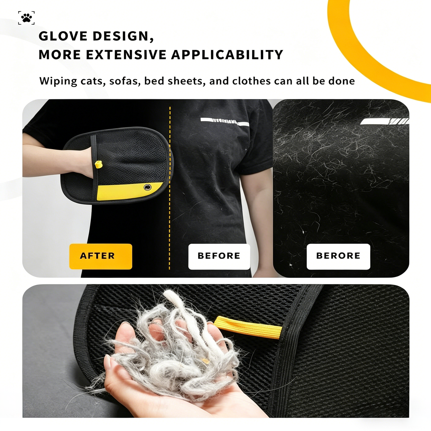 Last Day 50% OFF✨ - Pet hair remover Electrostatic gloves