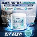 🔥 Last Day - 49% OFF 🛁 Bathroom Makeover Kit for Restoring Old Tiles & Tubs to Like-New Shine | Waterproof & Long-Lasting (Hardener Included)