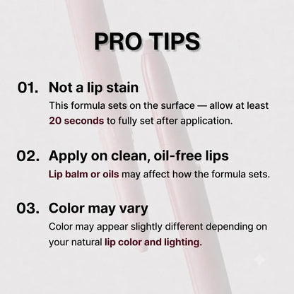 TAFFAT Lip Definer - Creamy, Blendable Color with Smooth Application
