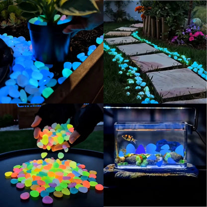 🔥LAST DAY SALE 50%OFF🔥🌈Colorful Glow in the Dark Garden Stones
