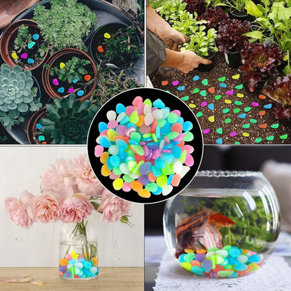 🔥LAST DAY SALE 50%OFF🔥🌈Colorful Glow in the Dark Garden Stones