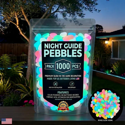 🔥LAST DAY SALE 50%OFF🔥🌈Colorful Glow in the Dark Garden Stones