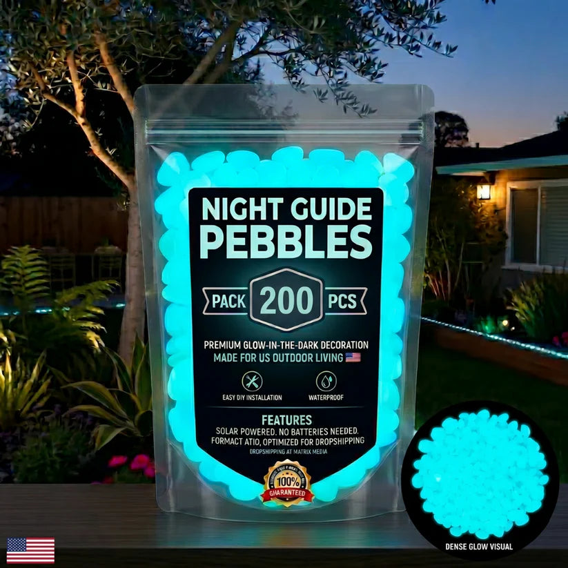 🔥LAST DAY SALE 50%OFF🔥🌈Colorful Glow in the Dark Garden Stones