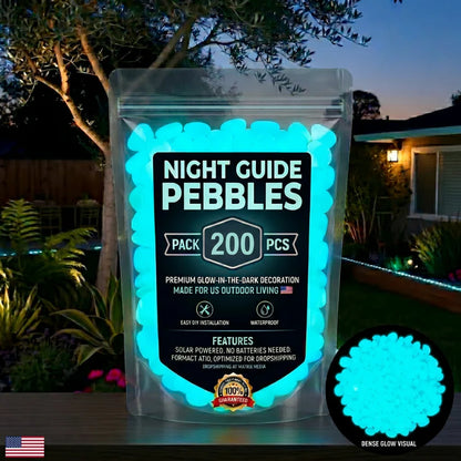 🔥LAST DAY SALE 50%OFF🔥🌈Colorful Glow in the Dark Garden Stones