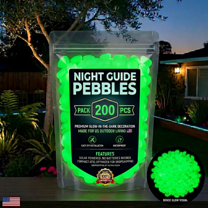🔥LAST DAY SALE 50%OFF🔥🌈Colorful Glow in the Dark Garden Stones