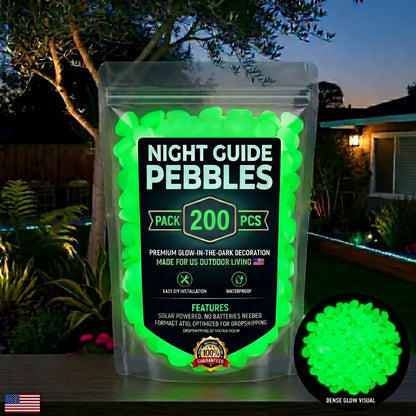 🔥LAST DAY SALE 50%OFF🔥🌈Colorful Glow in the Dark Garden Stones