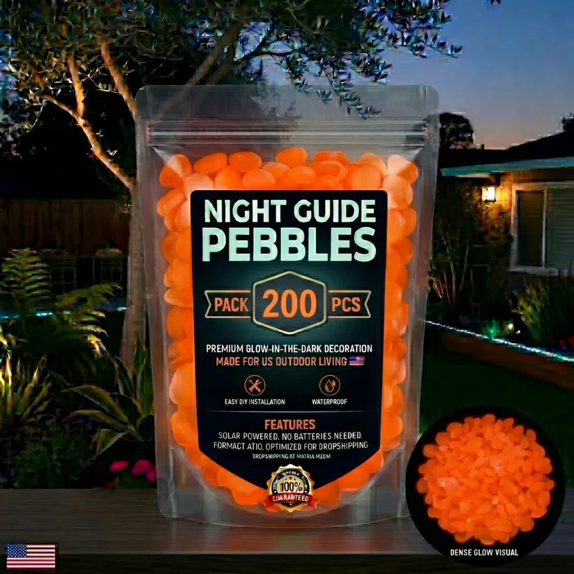 🔥LAST DAY SALE 50%OFF🔥🌈Colorful Glow in the Dark Garden Stones