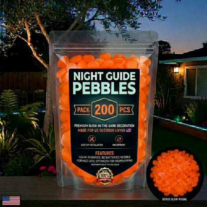 🔥LAST DAY SALE 50%OFF🔥🌈Colorful Glow in the Dark Garden Stones