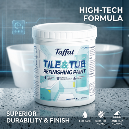 🔥 Last Day - 49% OFF 🛁 Bathroom Makeover Kit for Restoring Old Tiles & Tubs to Like-New Shine | Waterproof & Long-Lasting (Hardener Included)