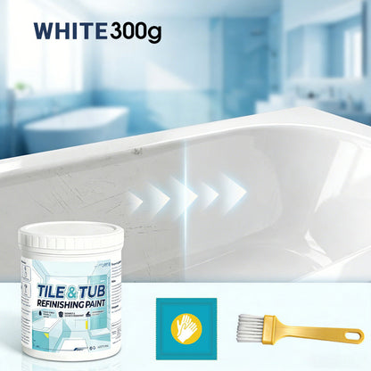 🔥 Last Day - 49% OFF 🛁 Bathroom Makeover Kit for Restoring Old Tiles & Tubs to Like-New Shine | Waterproof & Long-Lasting (Hardener Included)